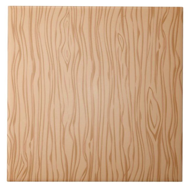 Azulejo Patrón de grano de madera Tile cerámico 6 pulgadas (Frente)