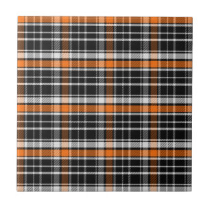 Azulejo Patrón de Halloween de Buffalo Plaid