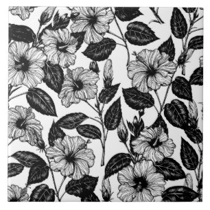Azulejo Patrón de Hibiscus