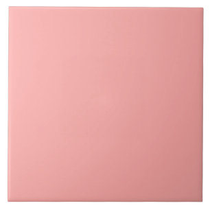 Azulejo Patrón de hoja colorido rosa sólido