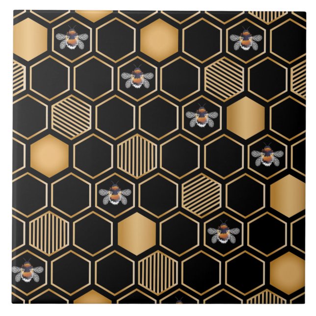 Azulejo Patrón de honeycomb (Frente)