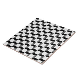 Azulejo Patrón de ilusión óptica. Fondo del personalizable