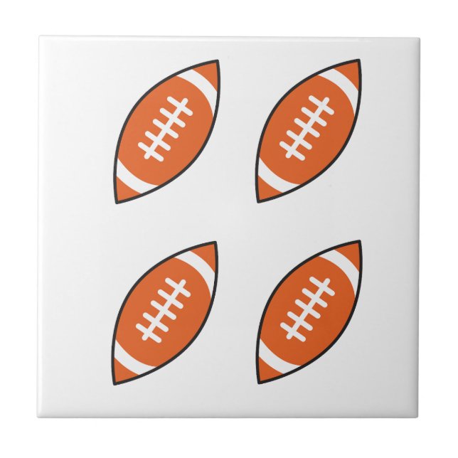 Azulejo Patrón de ilustracion americano lanzar pillo (Frente)