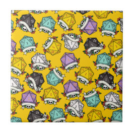 Azulejo Patrón de juego de dados D20