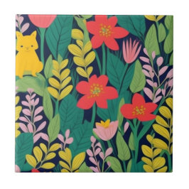 Azulejo Patrón de jungla