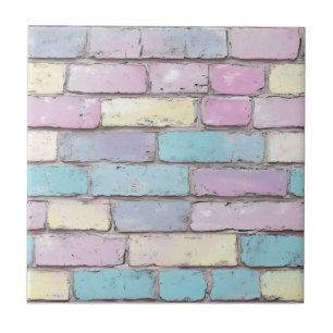 Azulejo Patrón de ladrillo pastel