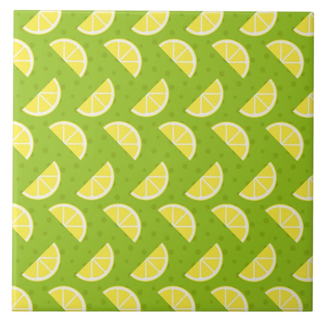 Azulejo Patrón de limones (Frente)