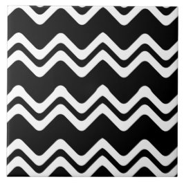 Azulejo Patrón de línea de doble color Zig Zag