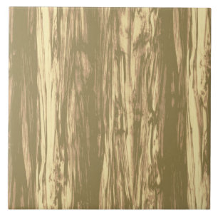 Azulejo Patrón de madera flotante - marrón cacao y beige