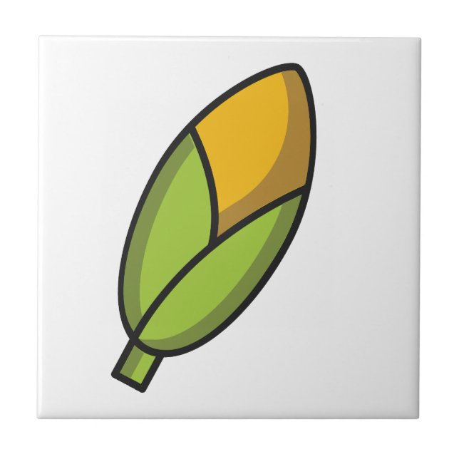 Azulejo Patrón de maíz de verduras pequeñas (Frente)