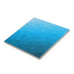 Azulejo Patrón de malla geométrica de gradiente cian azul<br><div class="desc">Malla geométrica triangular con gradiente oscuro azul claro. patrón,  sombrío,  malla,  triángulos,  geometría,  geométrica,  gradiente,  fresco,  triángulo,  brillante,  azul,  cian</div>