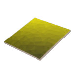 Azulejo Patrón de malla geométrica de gradiente oscuro ama<br><div class="desc">Patrón de malla geométrica de gradiente oscuro amarillo dorado. Malla geométrica triangular con diseño de gradiente oscuro amarillo oscuro claro.</div>