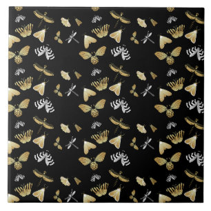 Azulejo Patrón de mariposa moscal