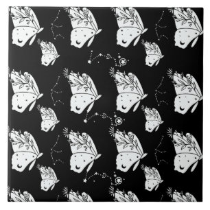 Azulejo Patrón de mariposa moscal