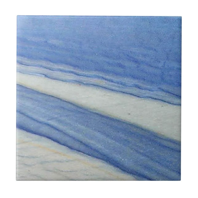 Azulejo Patrón de mármol Azul 3 (Frente)