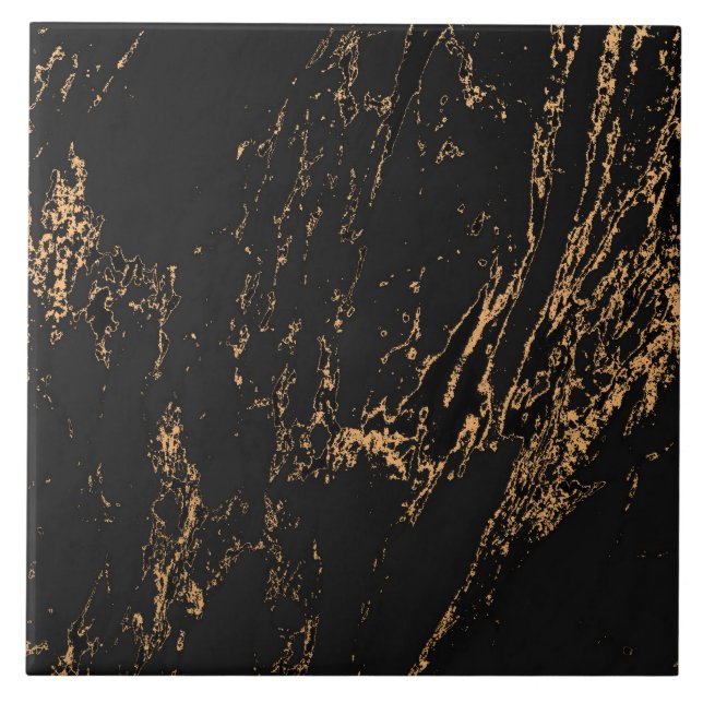 Azulejo Patrón de mármol dorado  (Frente)
