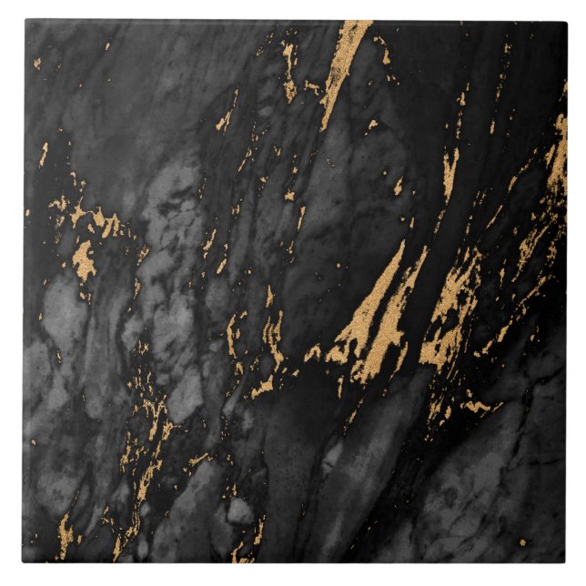 Azulejo Patrón de mármol dorado  (Frente)