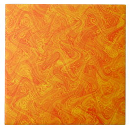 Azulejo Patrón de mármol naranja amarillo