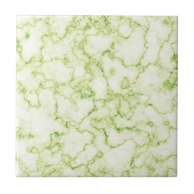 Azulejo Patrón de mármol verde (Frente)