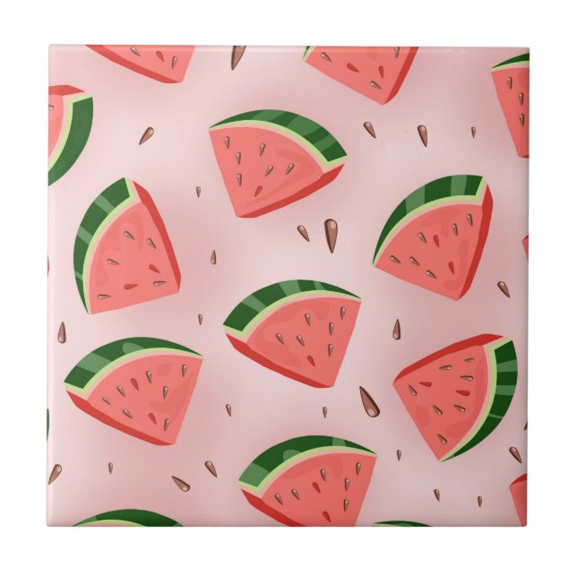 Azulejo Patrón de Melón de Agua (Frente)