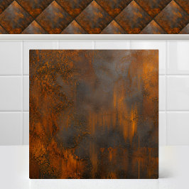 Azulejo Patrón de metal de óxido de acero Corten industria