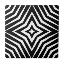 Patrón de moda con estrellas negro y blanco M7