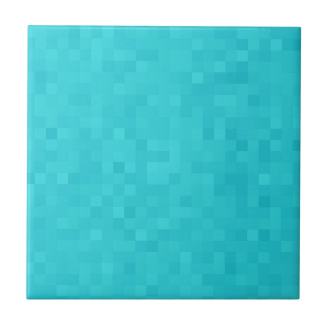 Azulejo Patrón de mosaico azul acuático, (Frente)