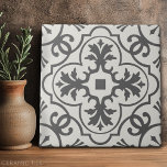 Azulejo Patrón de mosaico de granjas - gris y blanco roto<br><div class="desc">Un diseño popular con colores neutros. Colores y patrones de moda para tu hogar.</div>