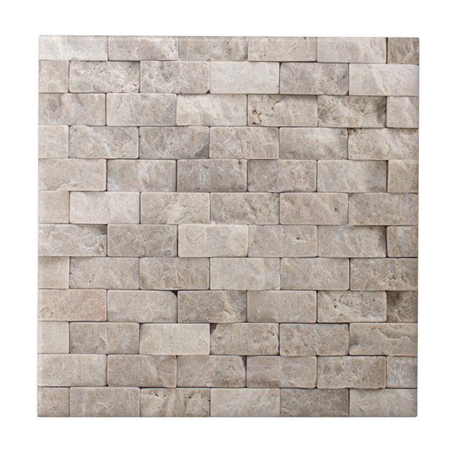 Azulejo Patrón de mosaico de ladrillo de piedra trendy Fau (Frente)