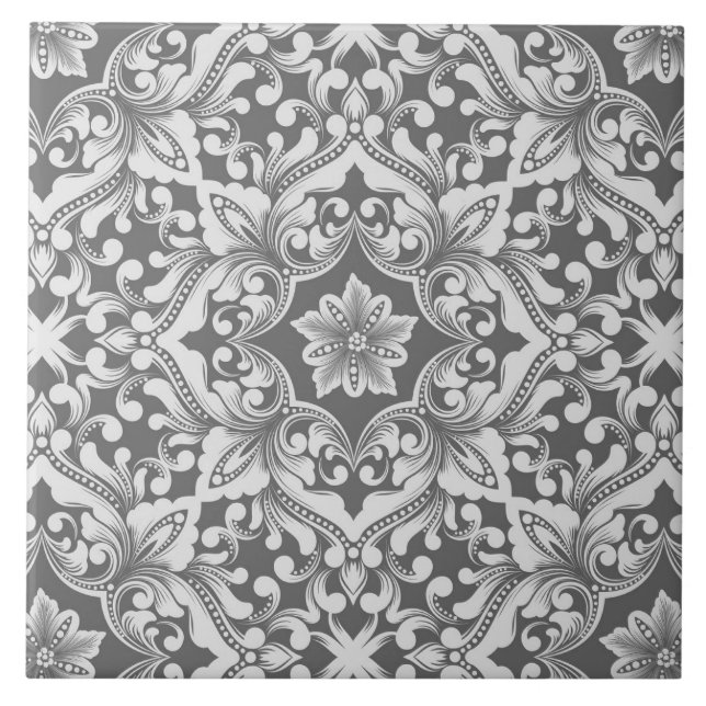 Azulejo Patrón de mosaico de Mandala  (Frente)