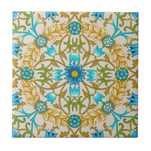 Azulejo Patrón de mosaico de Mandala/Marruecos