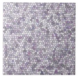 Azulejo Patrón de mosaico gris morado