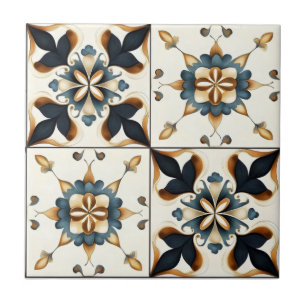 Azulejo Patrón de mosaico italiano doble