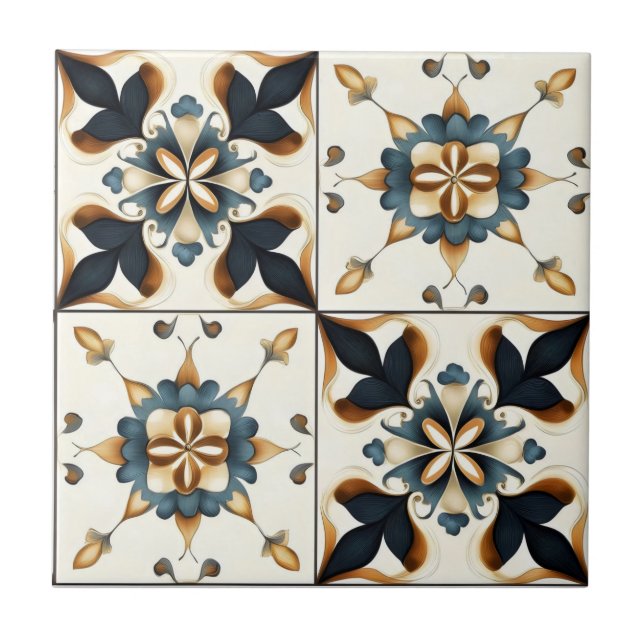 Azulejo Patrón de mosaico italiano doble (Frente)