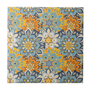 Azulejo Patrón de mosaico Mandala/Marroquí