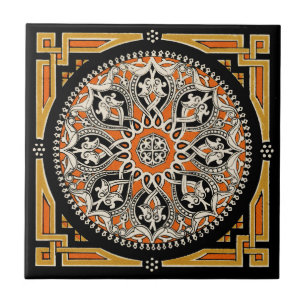 Azulejo Patrón de mosaico Mandala/Marroquí