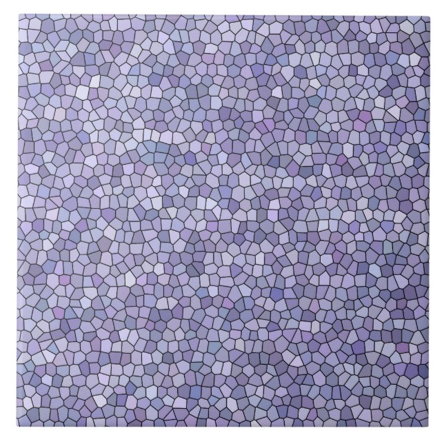Azulejo Patrón de mosaico púrpura (Frente)