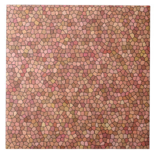 Azulejo Patrón de mosaico rosa
