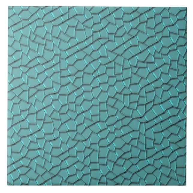 Azulejo Patrón de mosaico verde mosaico mosaico cerámico (Frente)