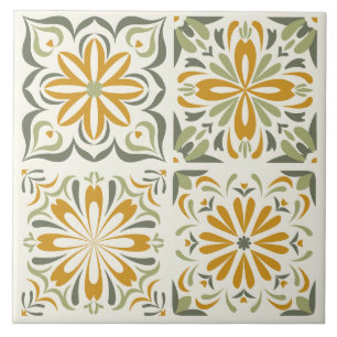Azulejo Patrón de mosaicos de Portugal