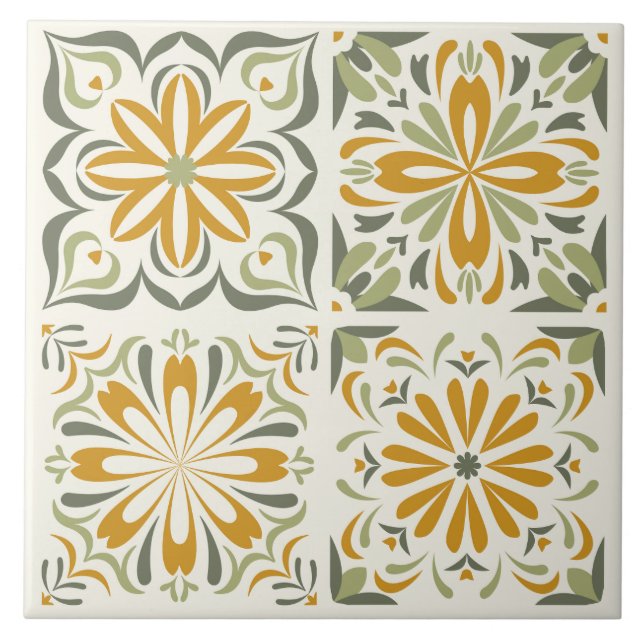 Azulejo Patrón de mosaicos de Portugal (Frente)