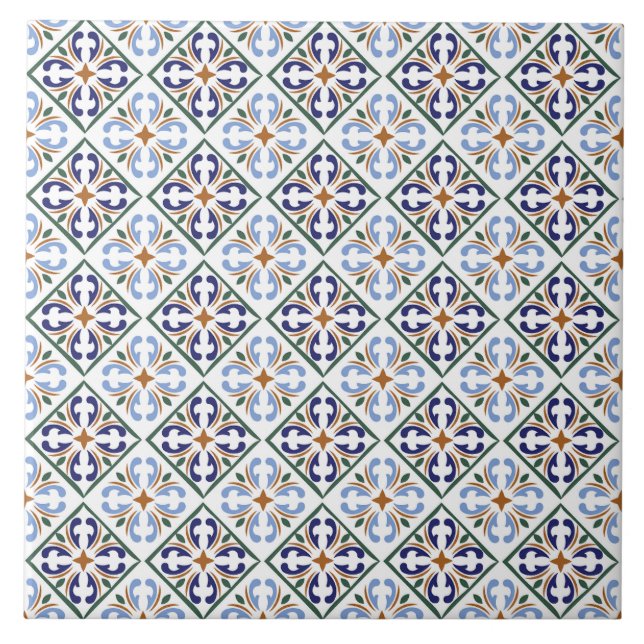 Azulejo Patrón de mosaicos de Portugal (Frente)