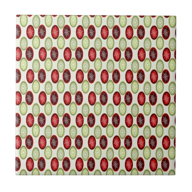 Azulejo Patrón de navidades (Frente)