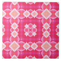 Patrón de niña de bebé de color rosa cuadrado abst