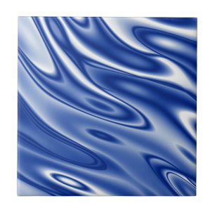 Azulejo Patrón de ondas azules