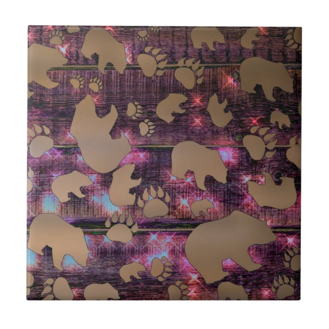 Azulejo Patrón de oso (Frente)