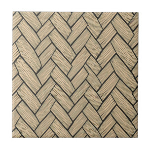 Azulejo Patrón de parquet de madera en espina de arenque