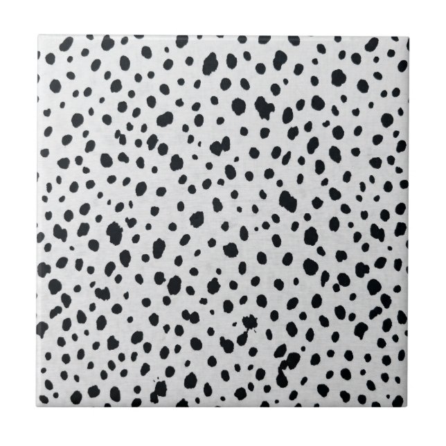 Azulejo Patrón de Pelo de Perro Dálmata (Frente)