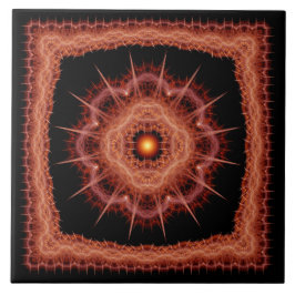 Azulejo Patrón de picor místico fractal