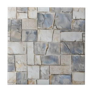 Azulejo Patrón de Piedra Gris